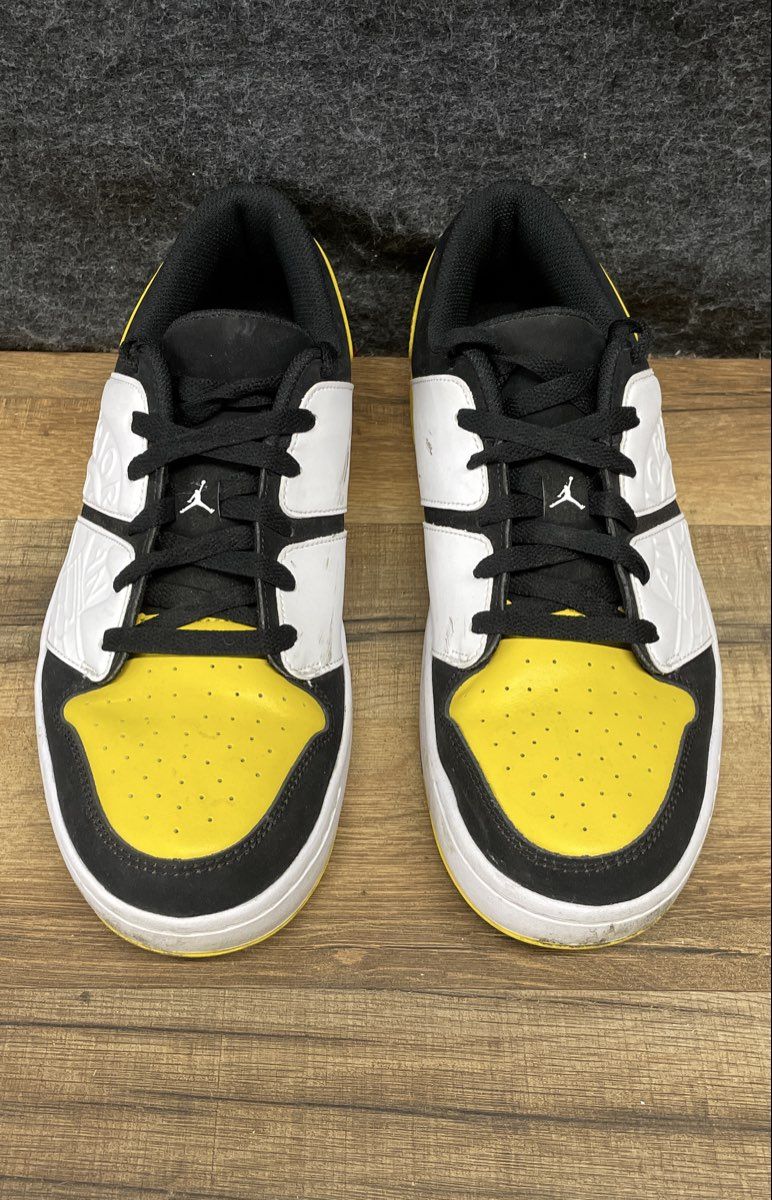 Air Jordan Nu Retro 1 Low Tour Yellow Black White DV5141-017 Size 9