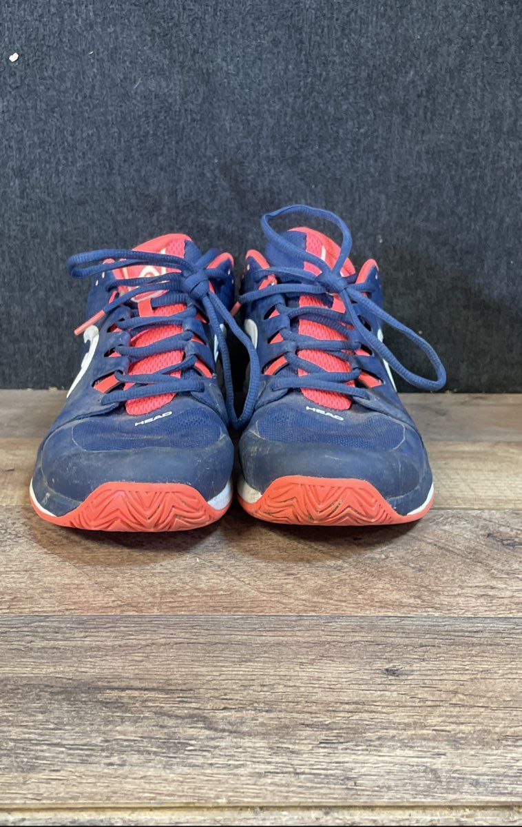 Head Nitro Pro Navy Blue Orange Women's Tennis Court Shoes Size 8.5