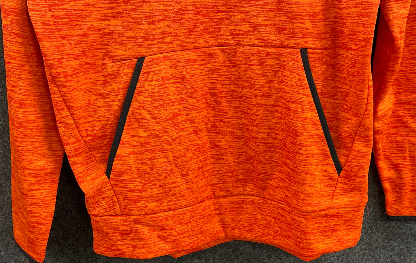 Under Armour Men's Hoodie Orange Heather ColdGear Armour Fleece Pullover NWT M