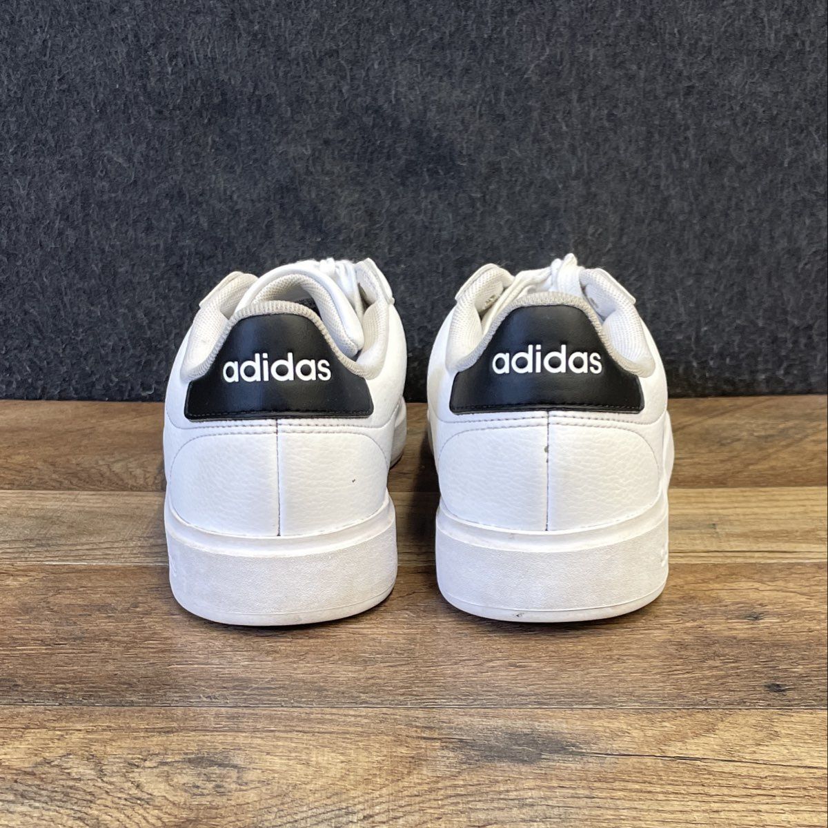 Adidas Grand Court Base 2.0 White Black Women's Sneakers Size 7.5