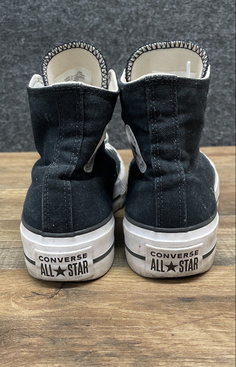 Converse Chuck Taylor All Star Lift Platform High Top Black White Women's Size 6