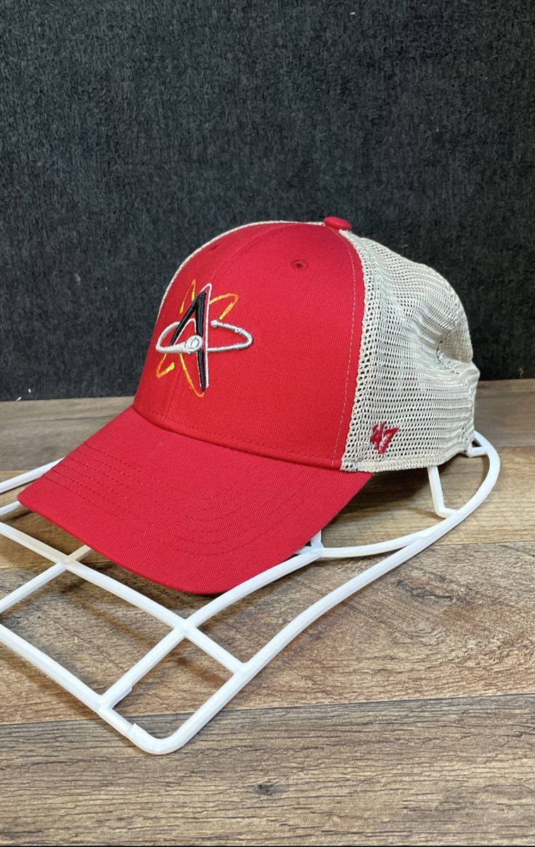 '47 Brand Albuquerque Isotopes MiLB Red Mesh Snapback Trucker Hat OSFA