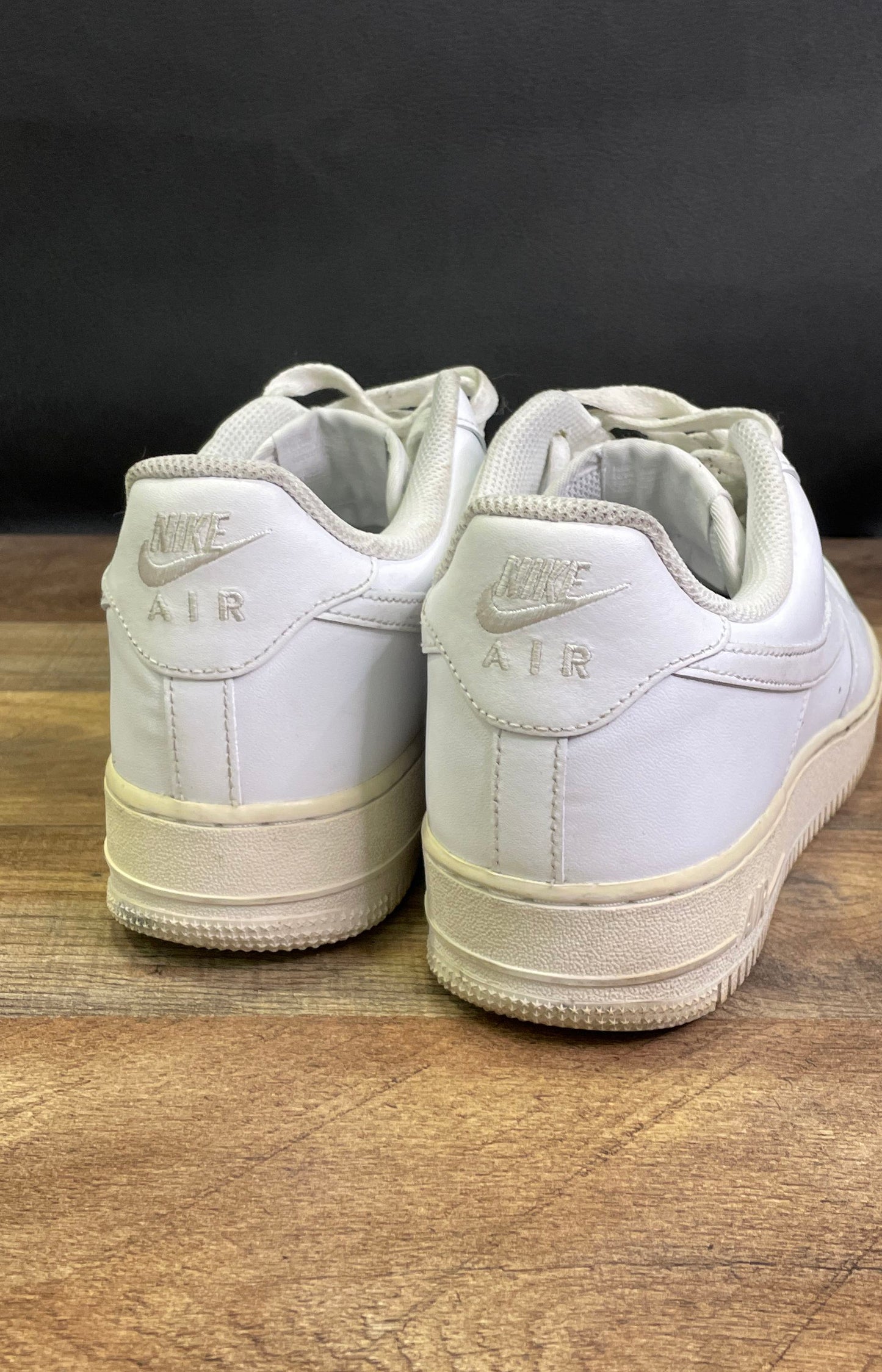 Nike Air Force 1 '07 Low Triple White Sneakers Men's Size 10