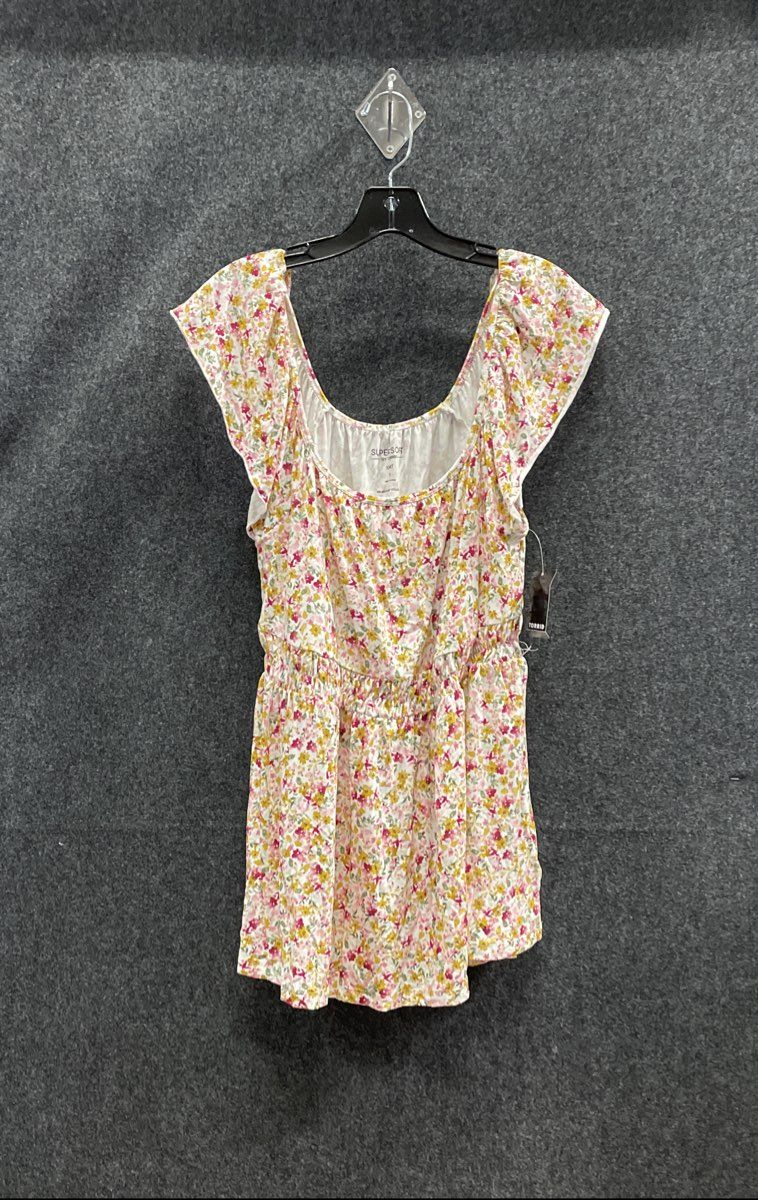 Torrid Women's Super Soft Floral Square Neck Cinched Babydoll Tank Top NWT Sz 1