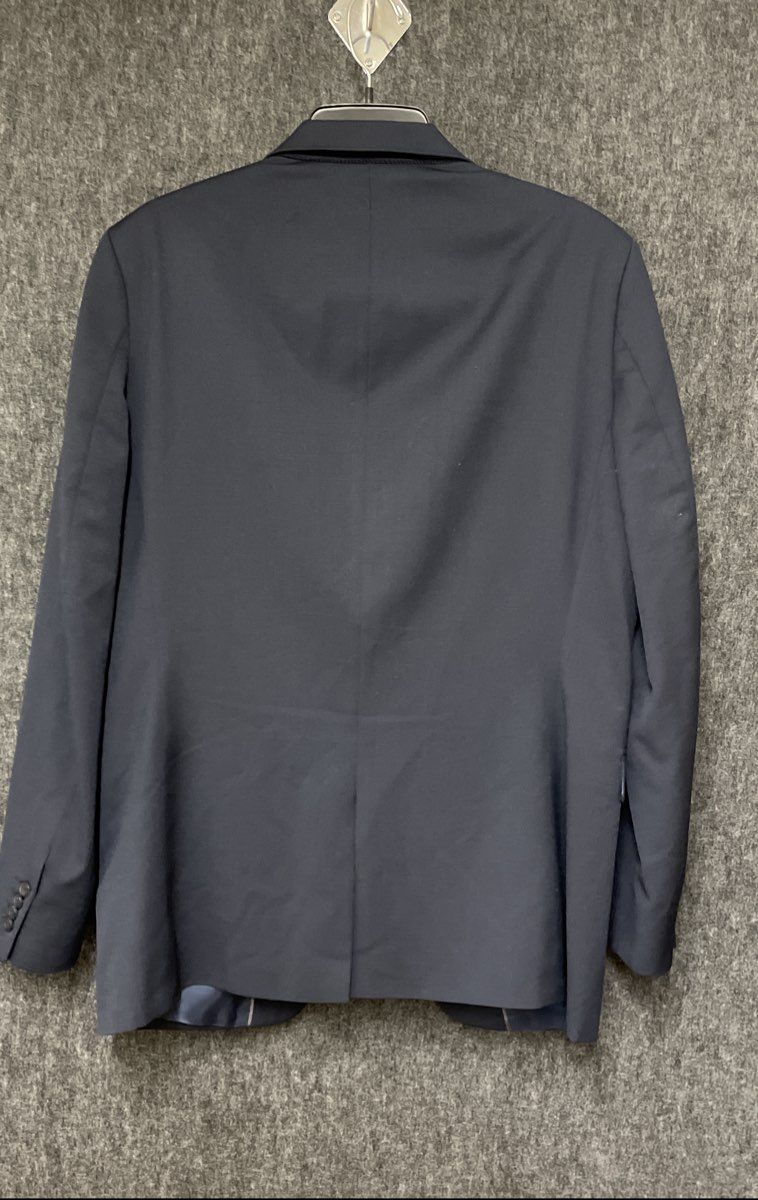 Banana Republic Men's Navy Blue Tailored Fit Wool Blend 2-Button Blazer Sz 42R