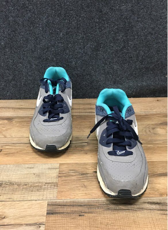 Nike Air Max Wright Grey Teal Navy Blue Running Sneakers Size 8