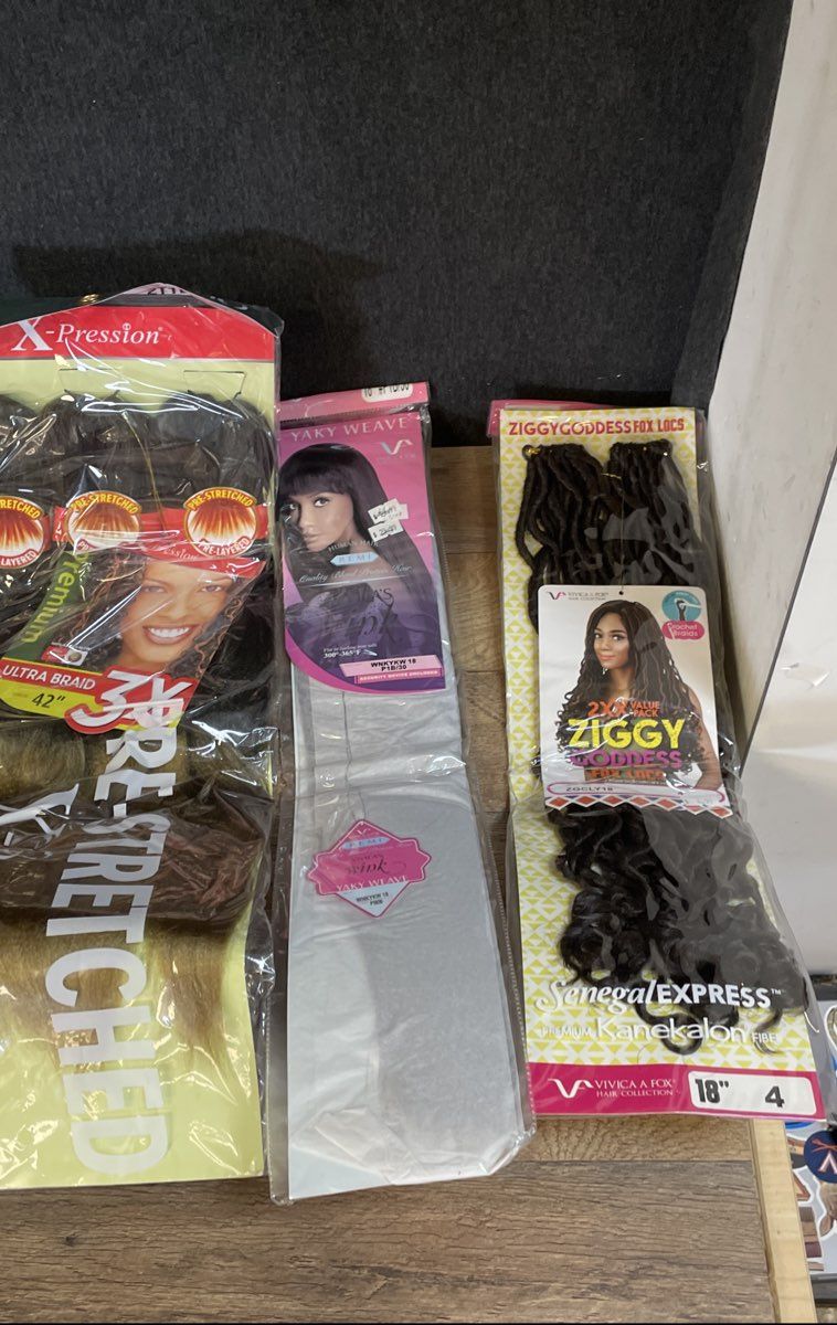 Lot 20+ NIP Hair Extensions Bobbi Boss X-Pression Vivica Fox Braids Twists Locs