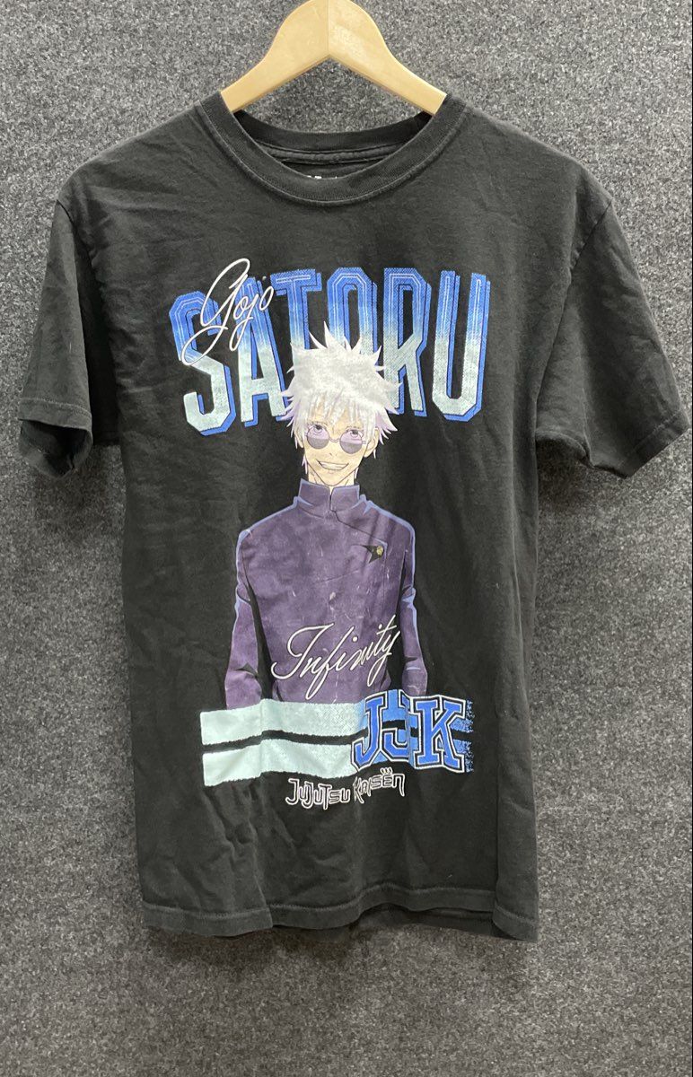 Jujutsu Kaisen Satoru Gojo Infinity JJK Anime Graphic T-Shirt Crunchyroll Sz L