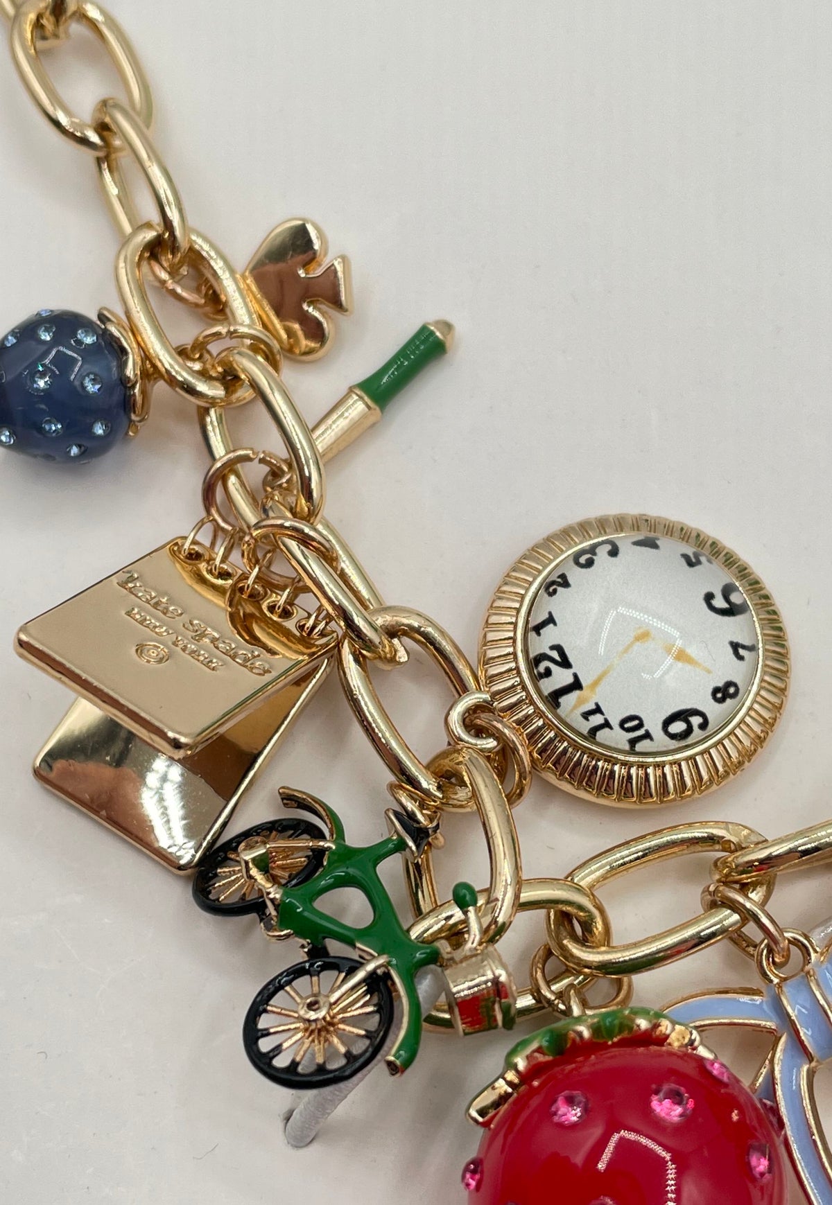 Kate Spade New York x Target Chunky Charm Statement Necklace In Box