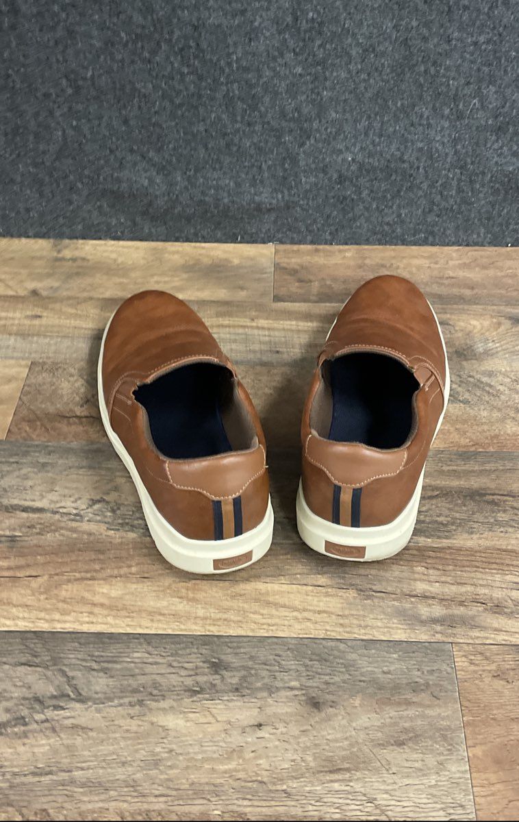 Dr. Scholl's Madison CFX Cognac Brown Slip On Sneakers Men's Size 11W