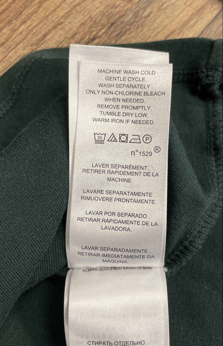 Lauren Ralph Lauren Women's Dark Green Long Sleeve Crewneck Top Shirt Sz XS