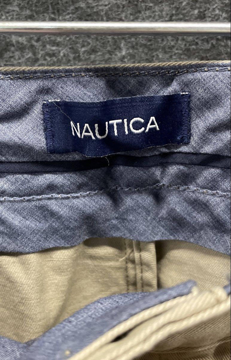 Nautica Men's True Khaki Anchor Dress Pants Beige Sz 46x30 NWT