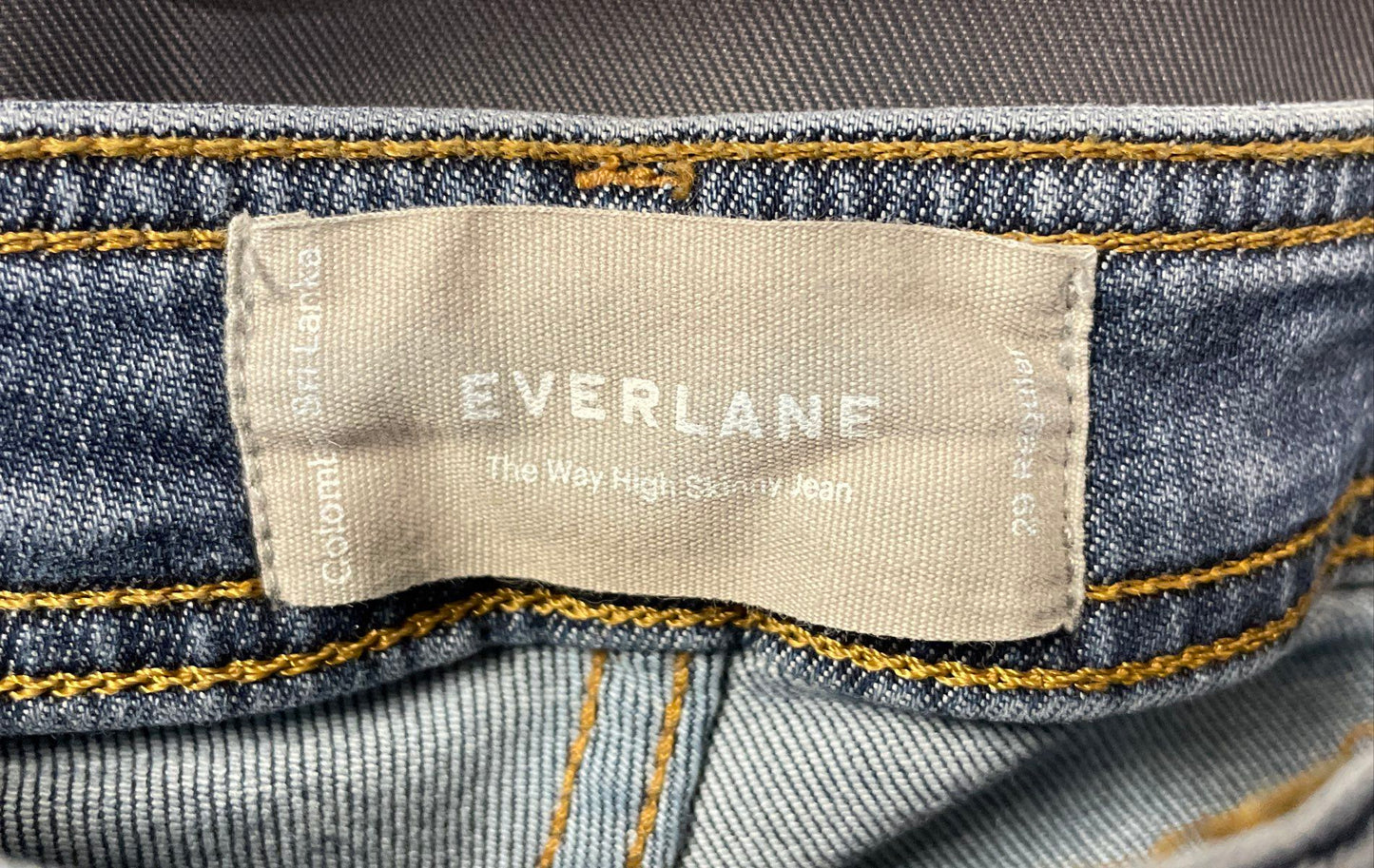 Everlane Women's The Way High Skinny Jeans Blue High Rise Sz 29 Regular