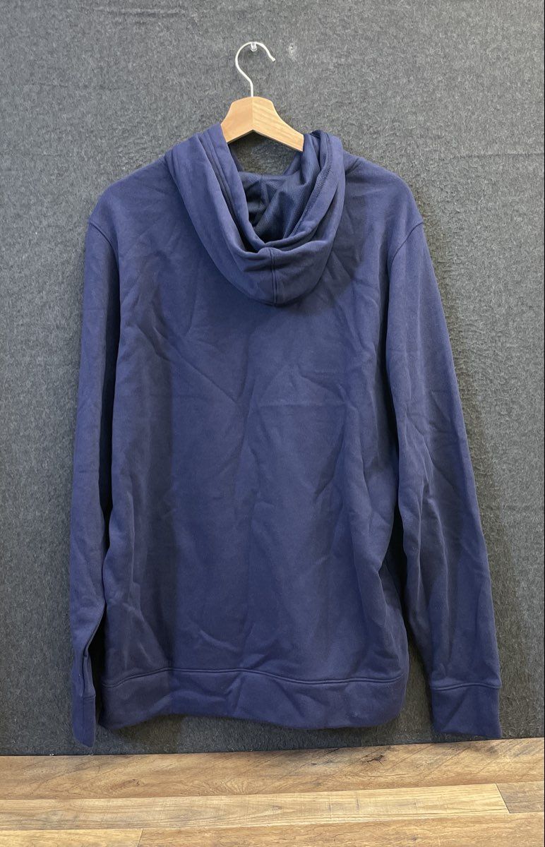 Under Armour Men's Hustle Fleece Hoodie Navy Blue Loose Fit NWT Size Large