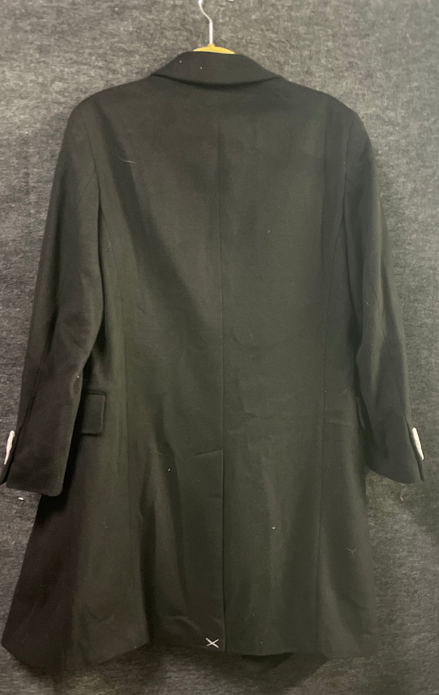 Joseph Abboud Men's Black Double Breasted Overcoat Jacket NWT Sz 38 Short