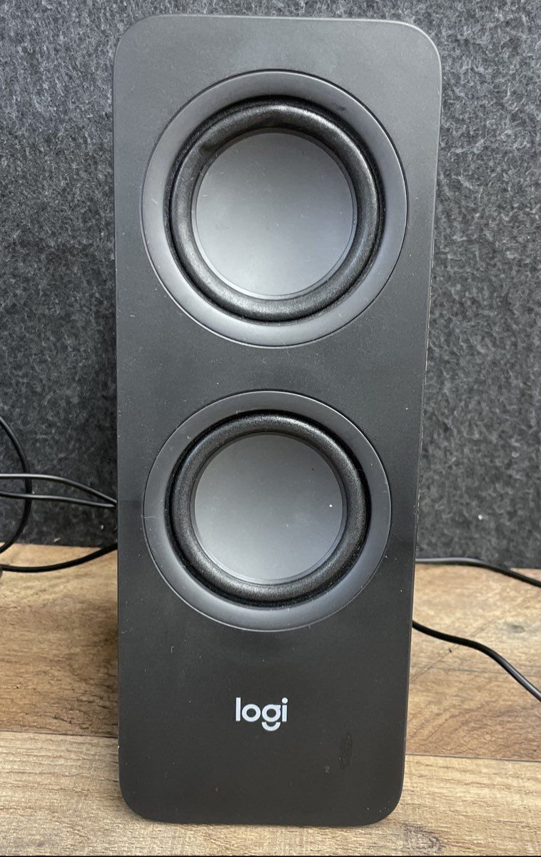 Logitech Logi 2.0 Multimedia Computer Speakers Wired Black Headphone Jack