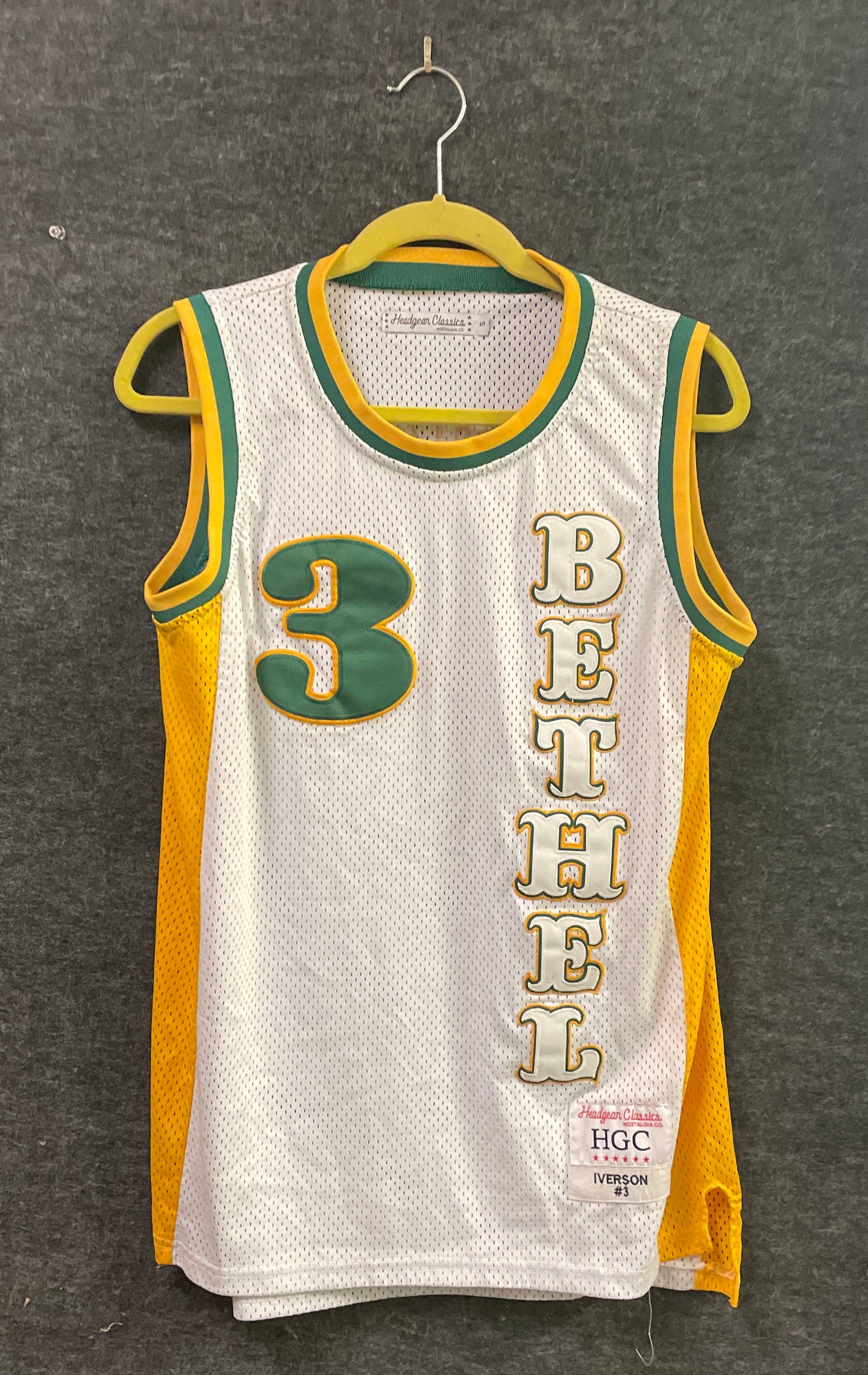 Headgear Classics Allen Iverson Bethel High School Stitched Jersey HGC Sz S