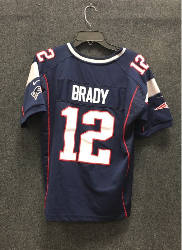 Nike Men's New England Patriots Tom Brady #12 Limited Stitched Jersey Navy 2XL