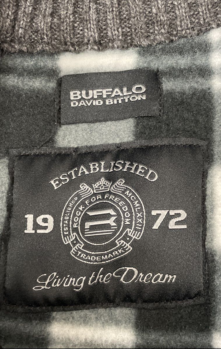 Buffalo David Bitton Men's Weebery Sweater Black Mix Mock Neck NWT L