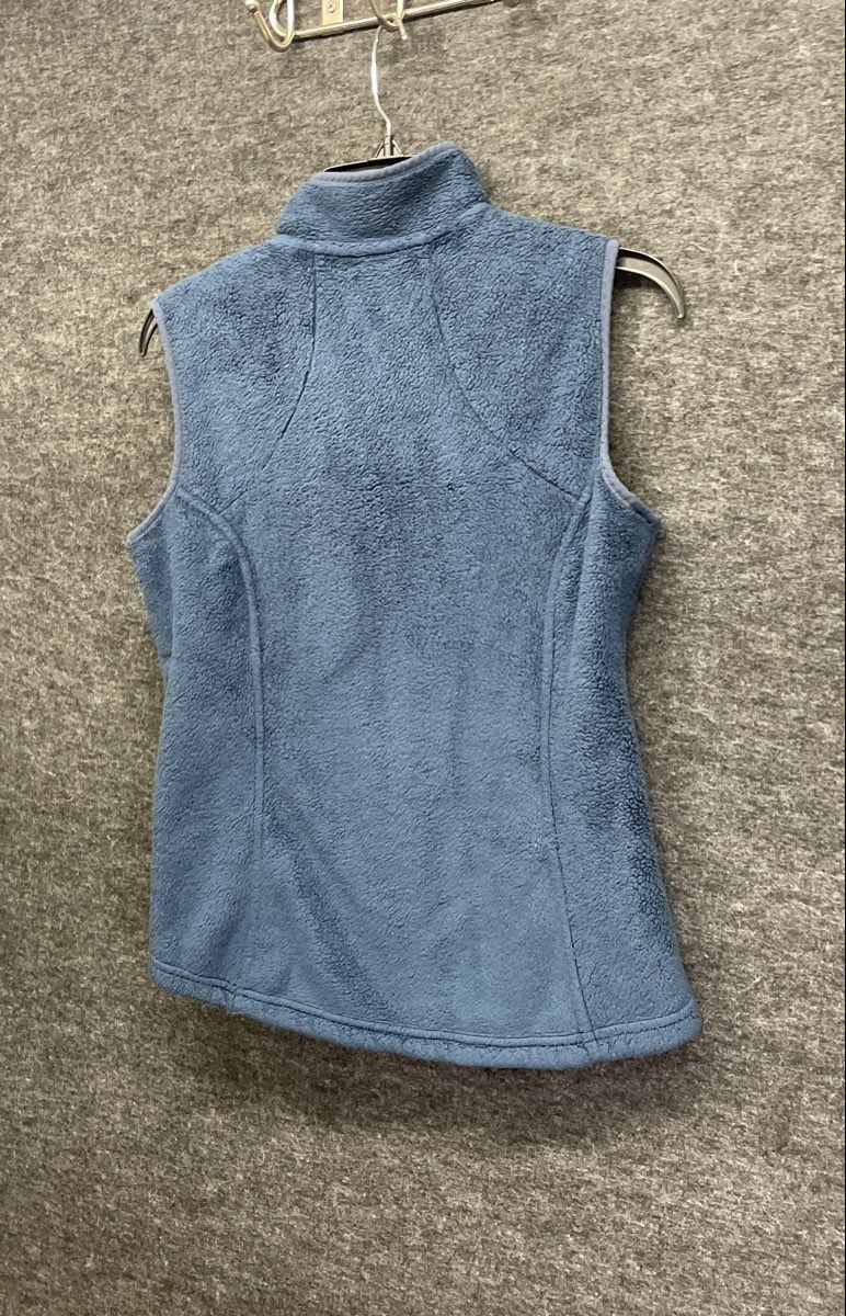 The North Face Women's Osito Full Zip High Pile Fleece Vest Blue Sz M