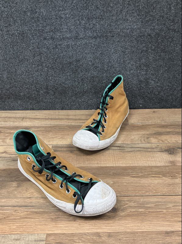 Converse Chuck Taylor All Star High Top Wheat Teal Sneaker Men's 10 Women's 12
