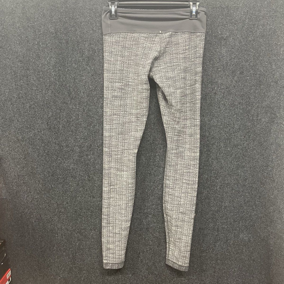 Lululemon Women's Gray White Space Dye Wunder Under High Rise Leggings Sz 6