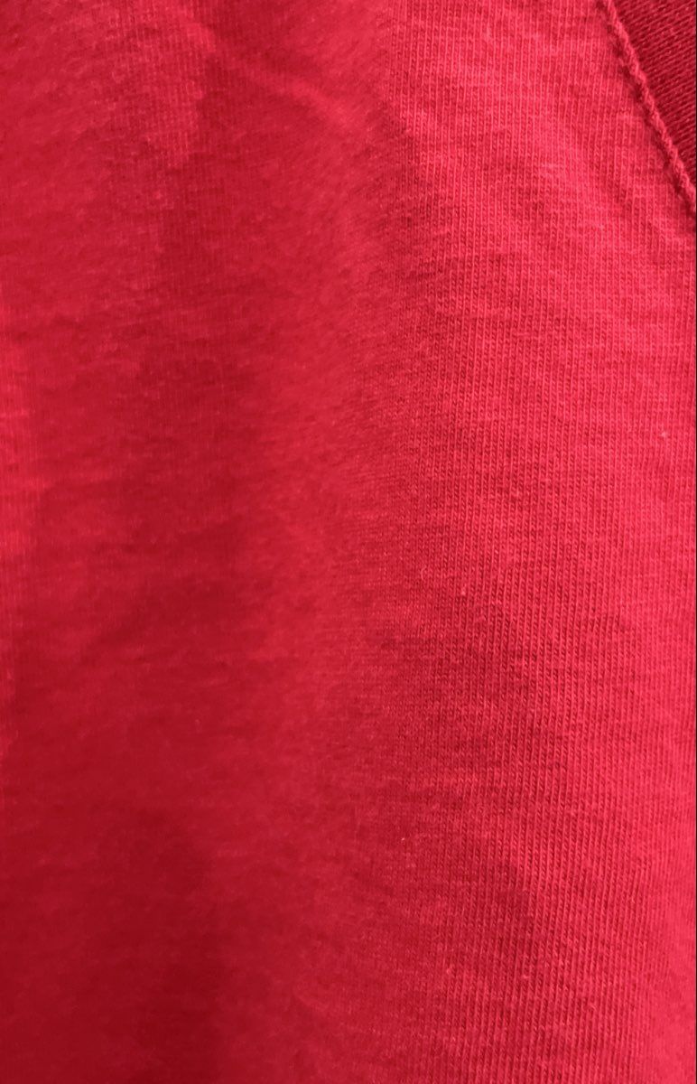 Inspired Comforts Men's Red Adaptive Side Snap Post Surgery T-Shirt V-Neck Sz L