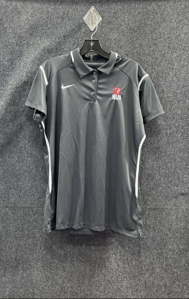 Nike Women's Dark Gray Dri-FIT Golf Polo Shirt Sz XL NWT