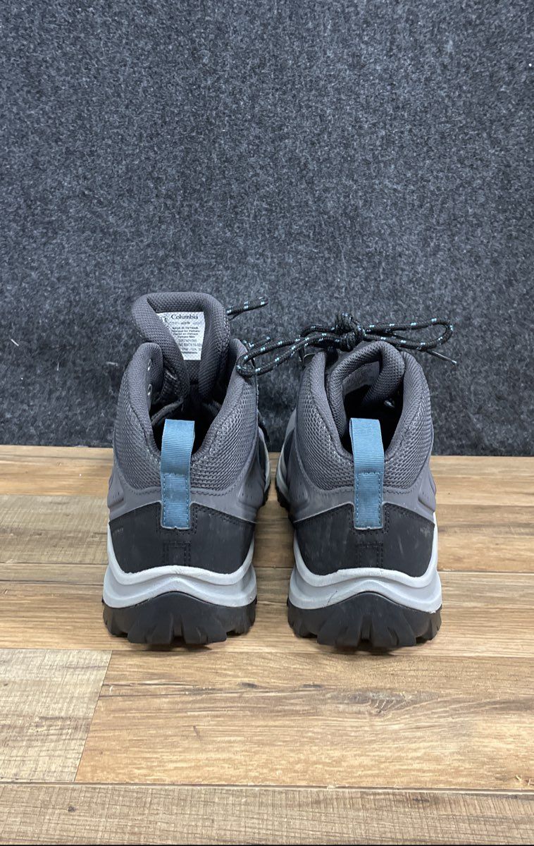 Columbia Traverse Hike Grey Graphite Men's Mid Hiking Boots Size 9.5