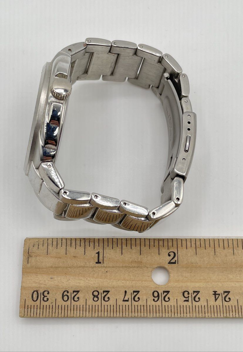 Disney Silver Tone Mickey Mouse Watch Model MK2085 *Not Working*