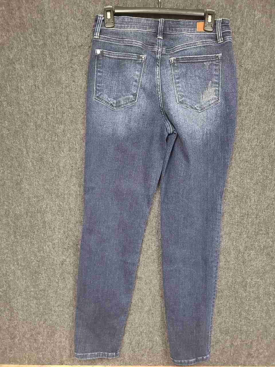 Judy Blue Women's Distressed Boyfriend Fit Dark Wash Jeans Size 9/29 JB82478DK