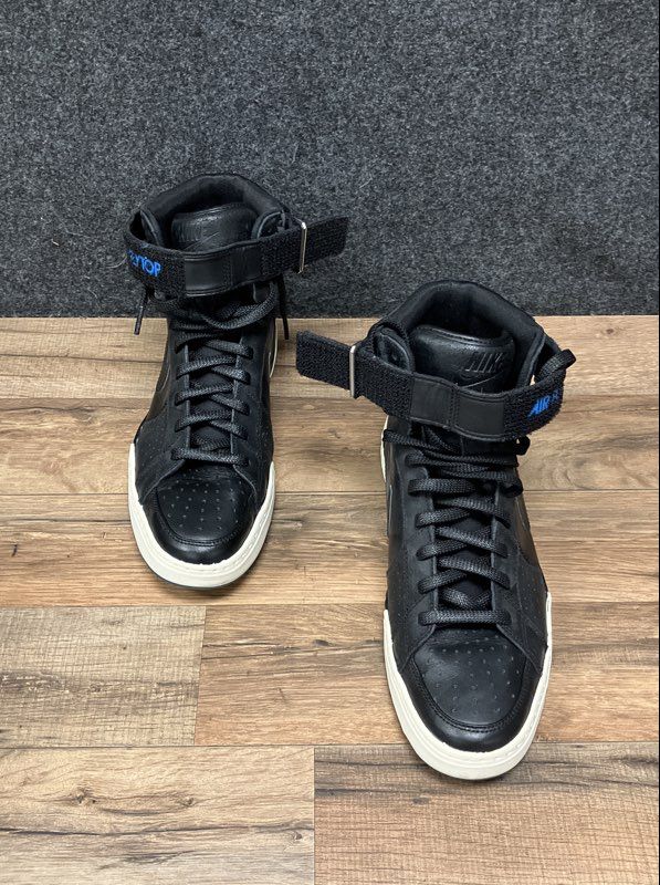 Nike Air Flytop Black White High Top Lifestyle Sneakers Men's Size 9.5