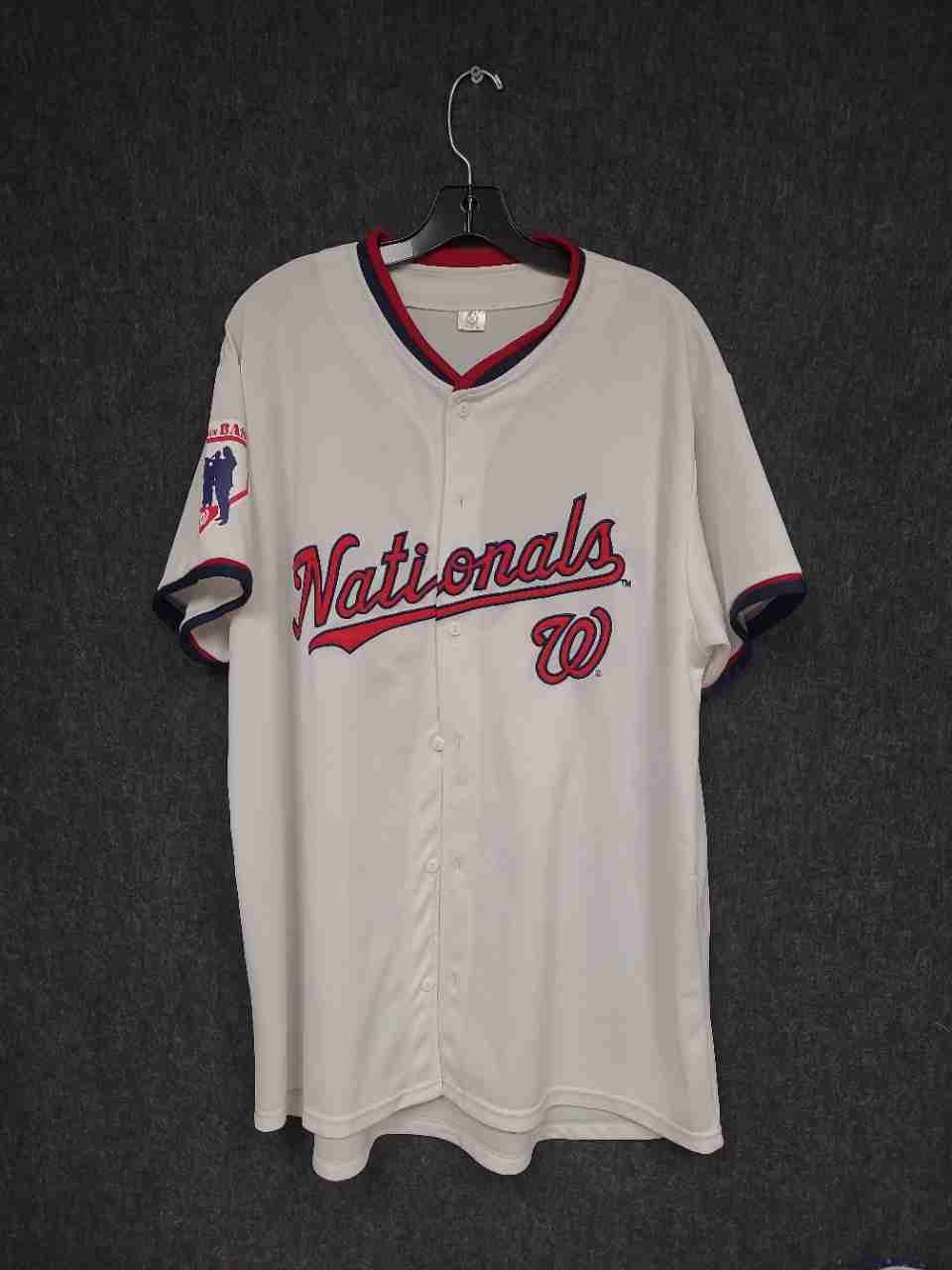 MLB Washington Nationals Men's Baseball Jersey White #39 Button Front Sz XL