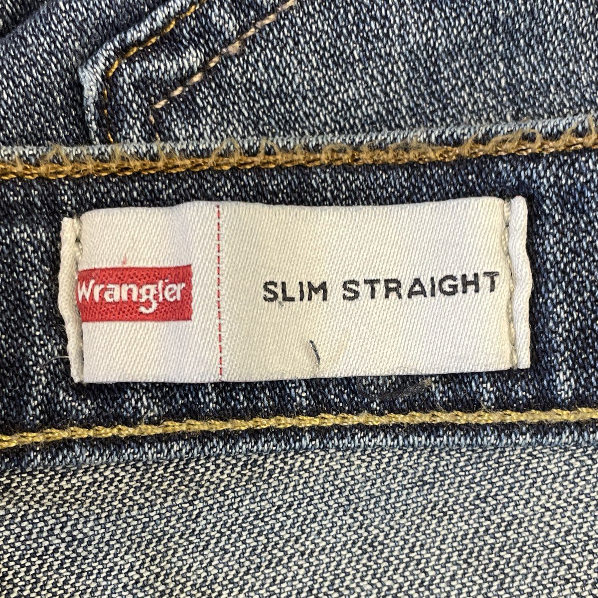 Wrangler Men's Blue Denim Jeans Lot of 2 Slim Straight & Straight Fit Size 32x32