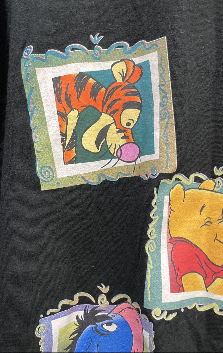 Vintage 90s Winnie The Pooh Characters T-Shirt Brazos Made in USA Sz L