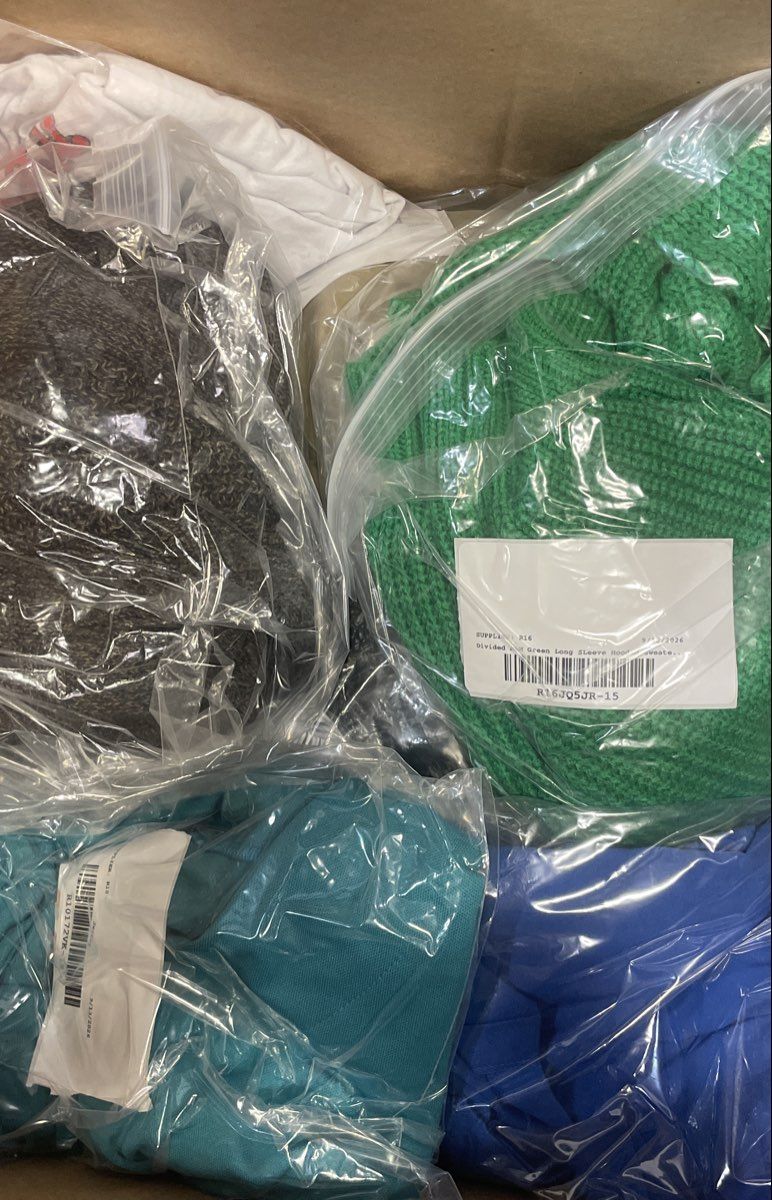20 Lb Bulk Lot Assorted Brand Reseller Clothing Mens Womens Levis Polo Adidas