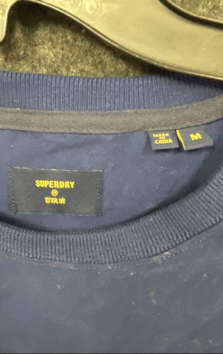 Men's Blue Superdry T-shirt - Size M