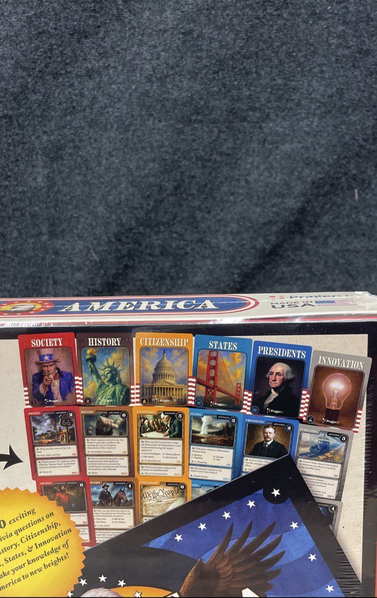 PragerU Celebrate America Race to the White House Board Game 2023 New Sealed