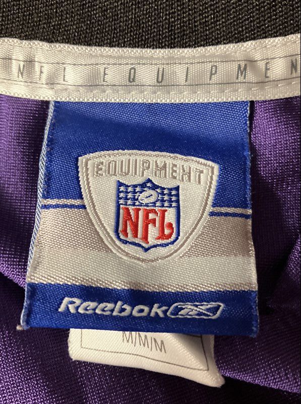 Reebok Men's Baltimore Ravens Joe Flacco #5 NFL Equipment Purple Jersey Size M