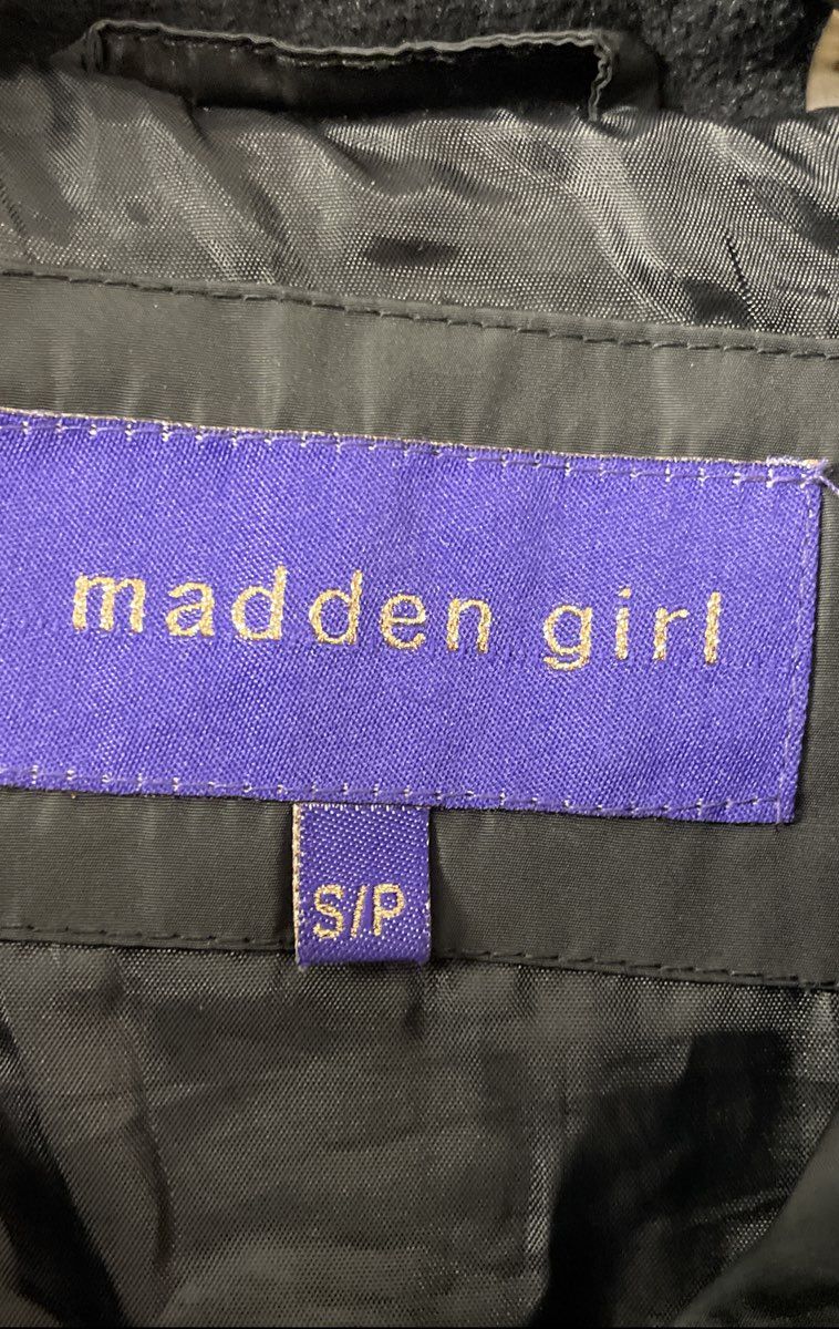 Madden Girl Women's Puffer Vest Black Full Zip Quilted Mock Neck Size S