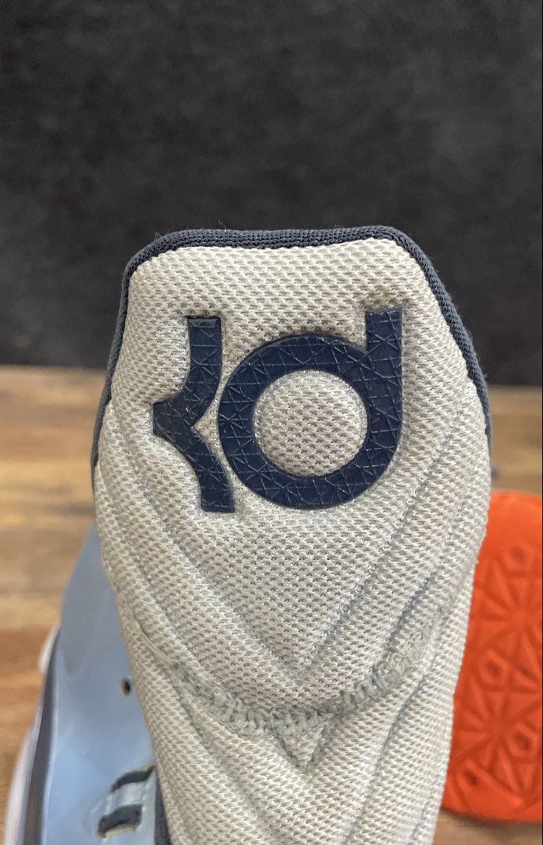 Nike KD V OKC Away Ice Blue Total Orange Basketball Shoes Men's Size 9