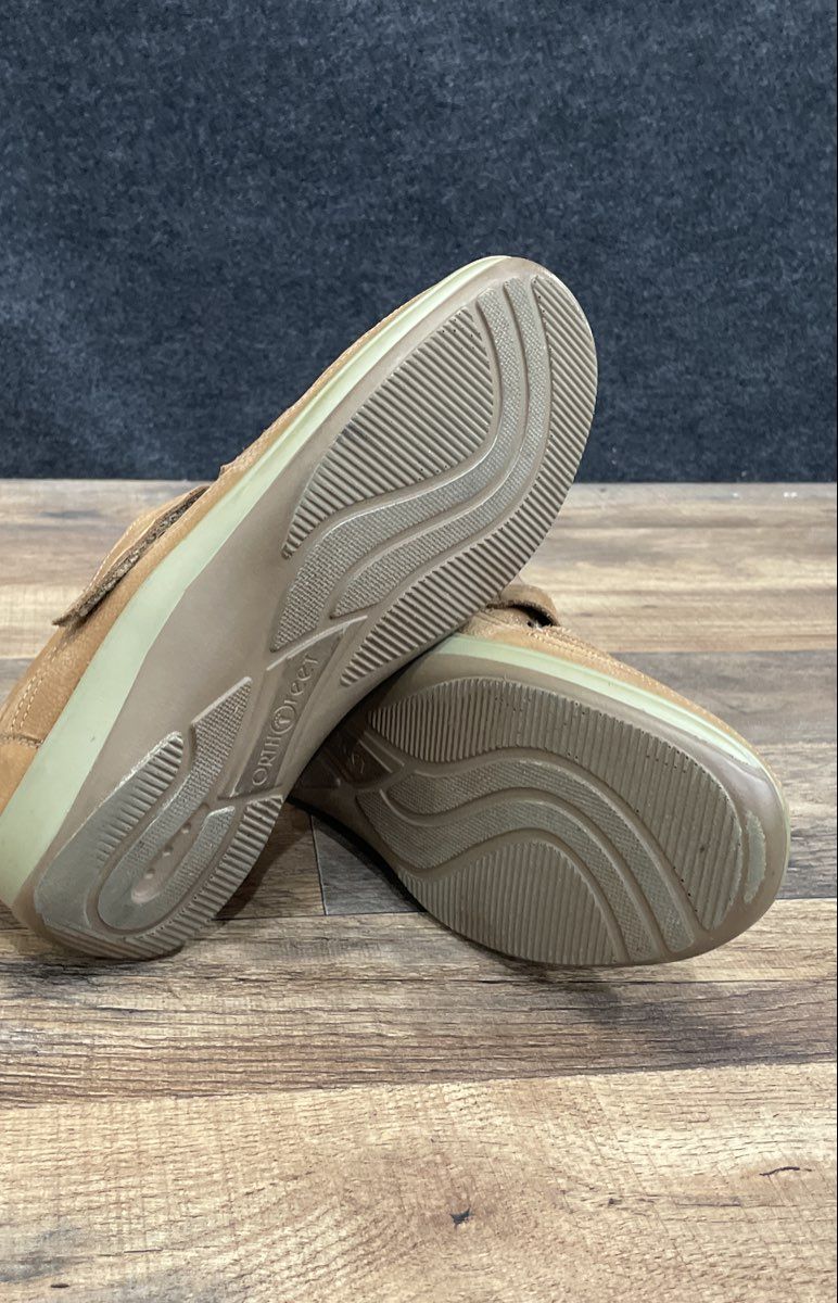 Orthofeet Chattanooga 896 Brown Leather Walking Shoes Women's Size 6.5 B