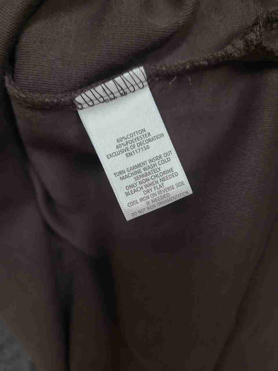 Quacker Factory Women's Brown Autumn Harvest Pumpkin Rhinestone Jacket Tee Sz S