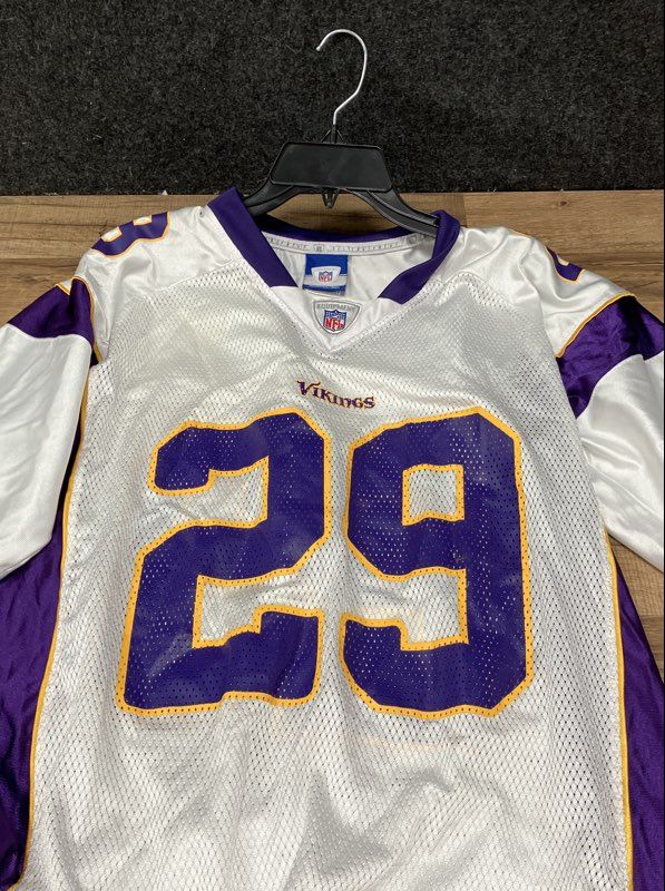 Reebok Minnesota Vikings Chester Taylor #29 NFL Jersey White Purple Sz L