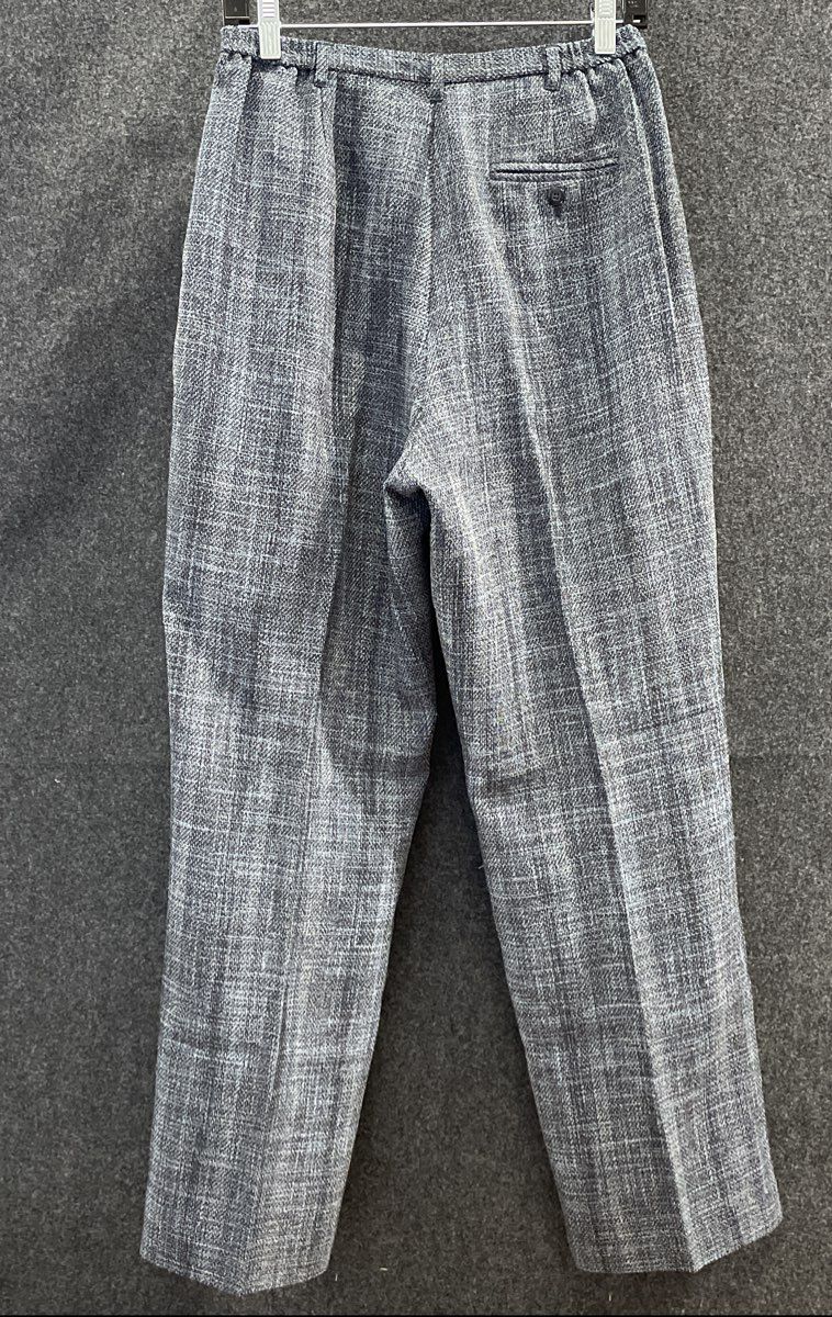 Karen Scott Women's Gray Textured 2-Piece Blazer and Trousers Suit Set Sz 10