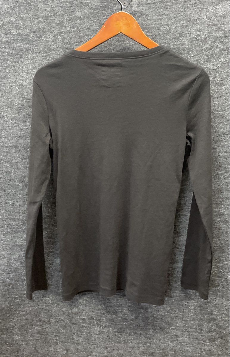 Eddie Bauer Women's Black Favorite Long Sleeve Crew Neck Tee Sz PM NWT