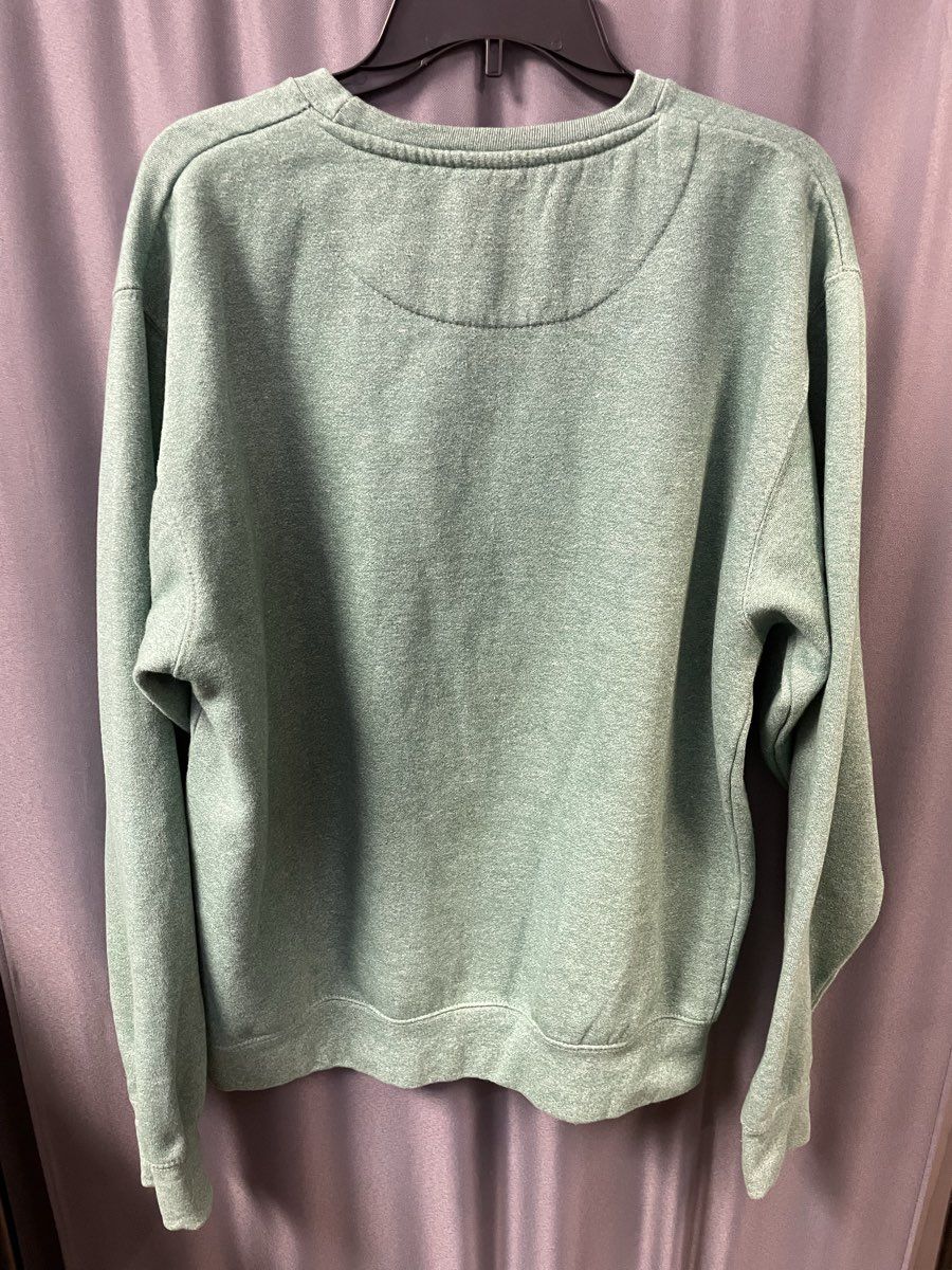 Oxford University Men's Green Crewneck Sweatshirt Applique Crest Size XXL
