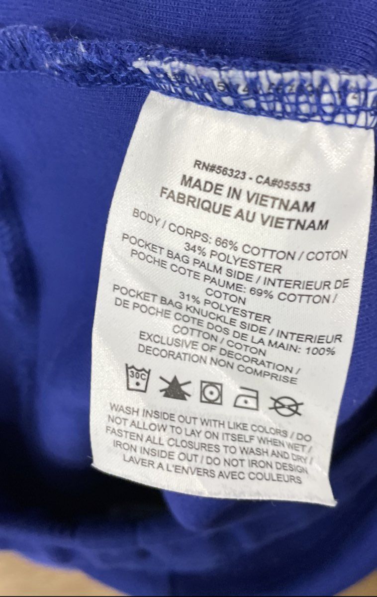 Nike Men's Blue Tech Fleece Tapered Joggers Zippered Pocket Size S