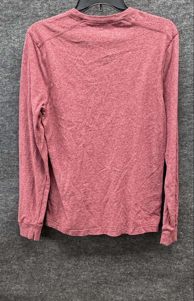 J.Crew Men's Lot 2 Heathered Long Sleeve T-Shirts Red Gray Cotton Crewneck Sz S