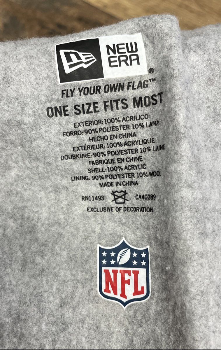 Lot of 3 New Era Mitchell & Ness NFL NBA Pom Pom Beanie Hat One Size